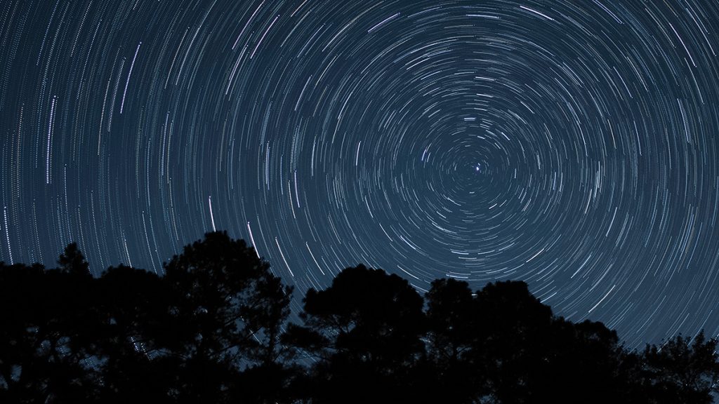 Star Trail Trap Pond State Park